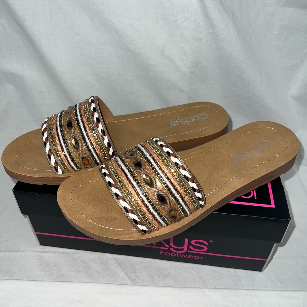 Corky’s Vacation Mode Sandals, size 10 - Picture 2 of 7